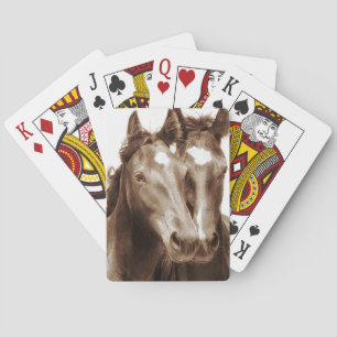 Horse Portrait III Poker Cards
