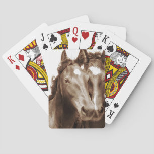 Horse Portrait III Poker Cards