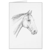 Horse Portrait in Pencil (Front)