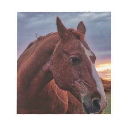 Horse Portrait Notepad