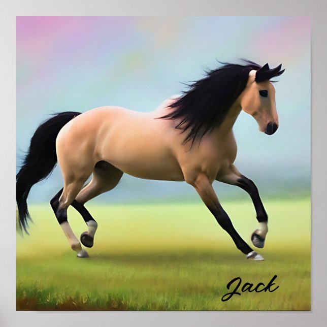 horse portrait poster (Front)