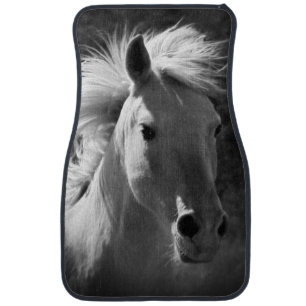 Horse Portrait V Car Mat