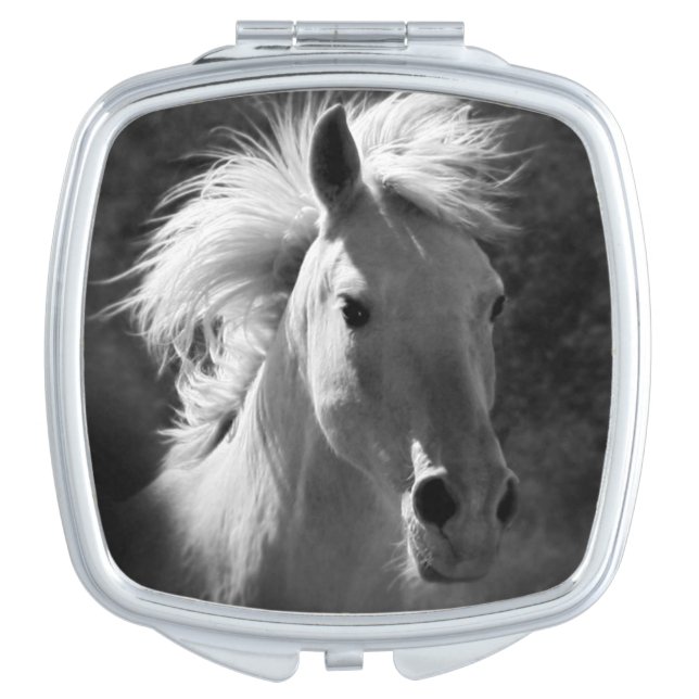 Horse Portrait V Makeup Mirror (Front)