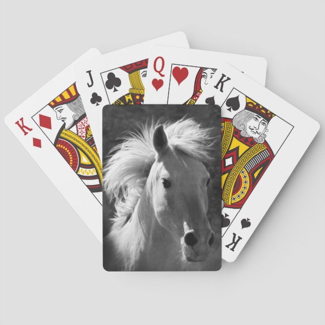 Horse Portrait V Poker Cards (Back)