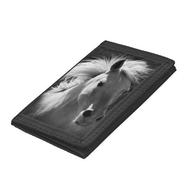 Horse Portrait V Tri-fold Wallet (Bottom)