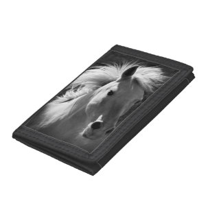 Horse Portrait V Trifold Wallet