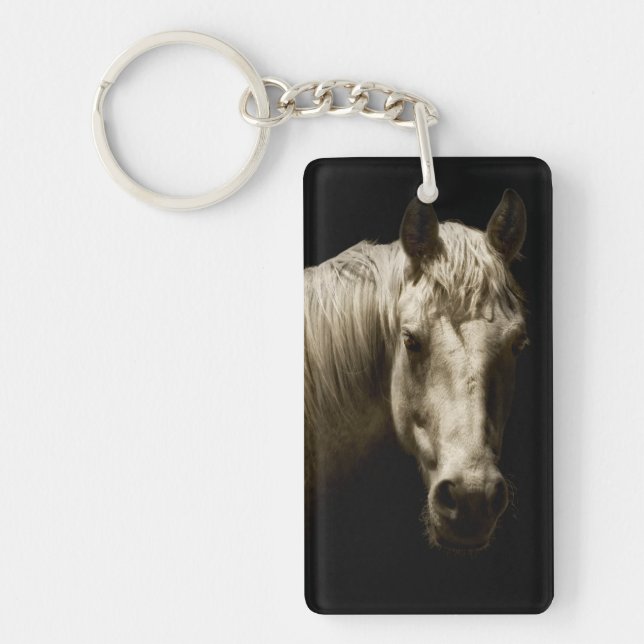 Horse Portrait VI Keychain (Front)