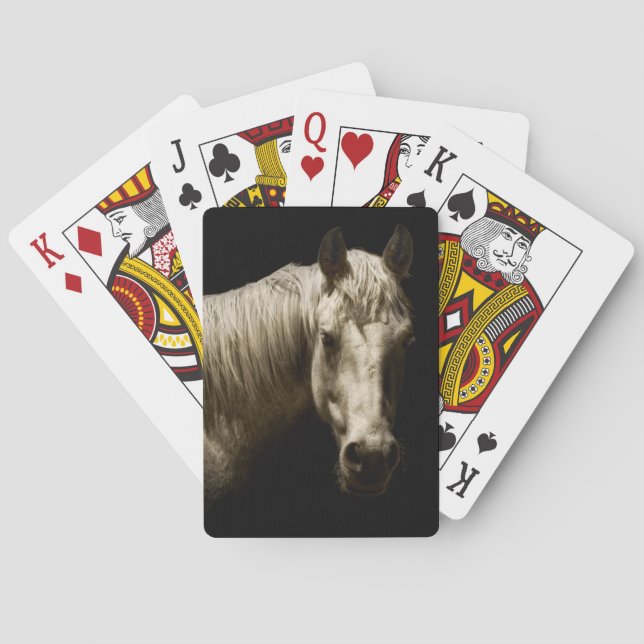 Horse Portrait VI Poker Cards (Back)