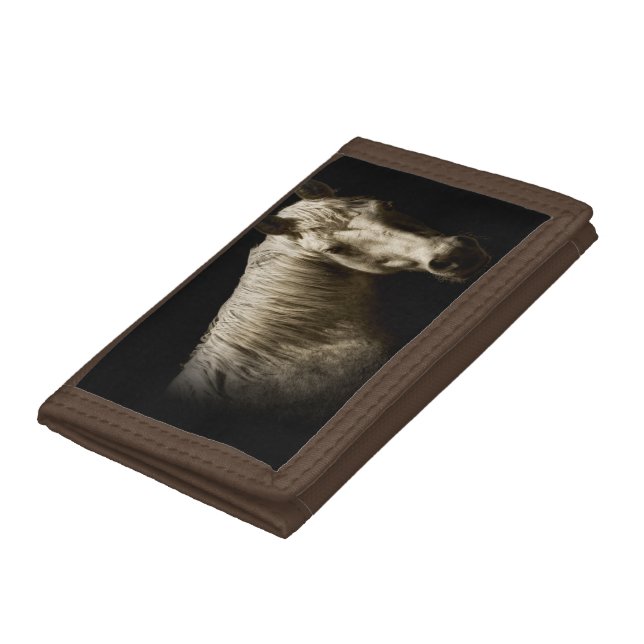 Horse Portrait VI Trifold Wallet (Bottom)