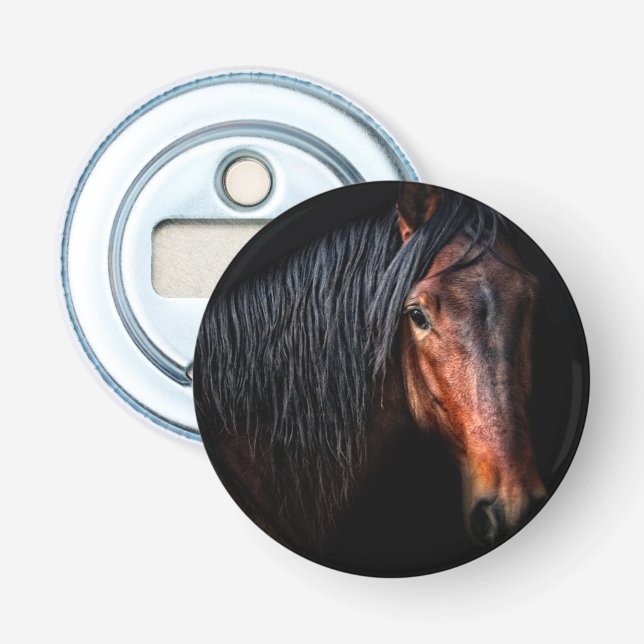 Horse Portrait VII Bottle Opener (Front)