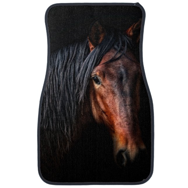 Horse Portrait VII Car Floor Mat (Front)