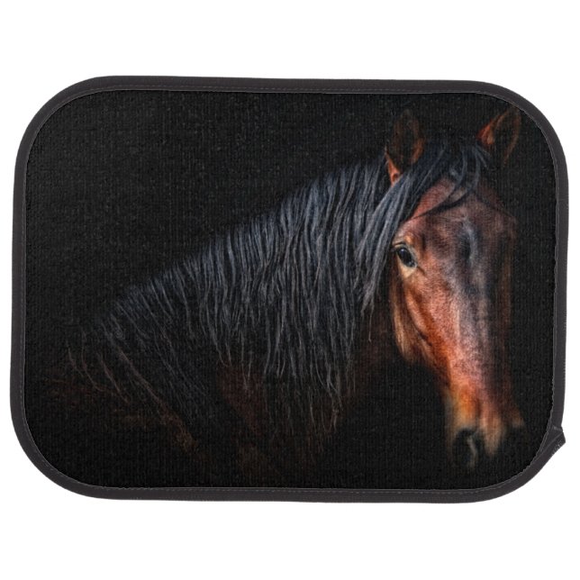 Horse Portrait VII Car Mat (Rear)