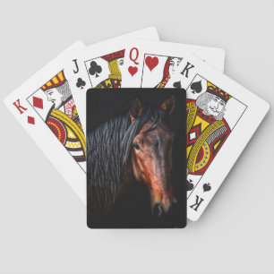 Horse Portrait VII Poker Cards