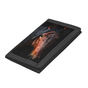 Horse Portrait VII Trifold Wallet