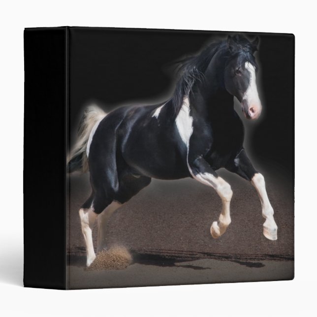 Horse Portrait VIII 3 Ring Binder (Front/Spine)