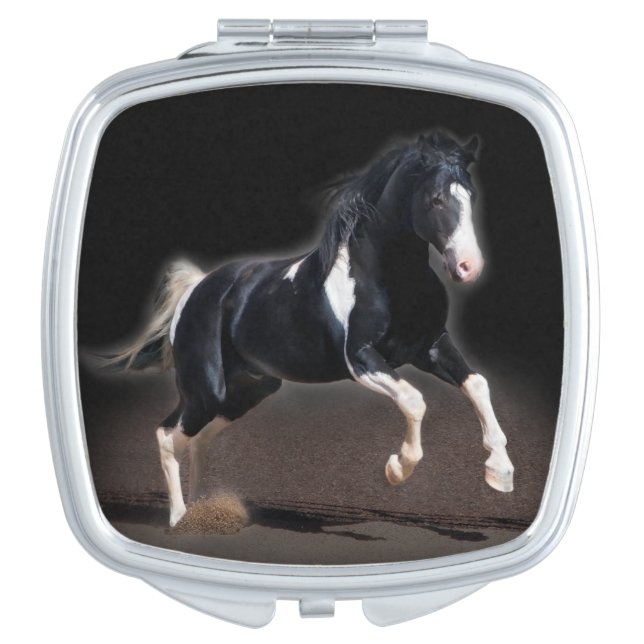 Horse Portrait VIII Compact Mirror (Front)