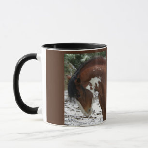 Horse Portrait with Name Mug