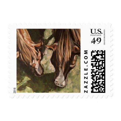 Horse Postage Stamp - Original Art