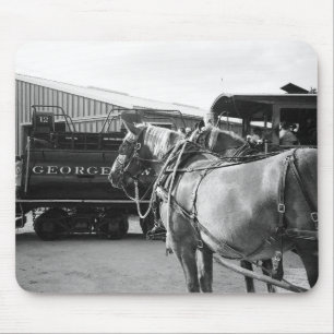 Horse Power and Steam Power Mouse Pad