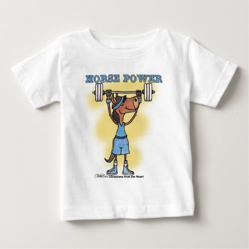 Horse Power Baby T_Shirt