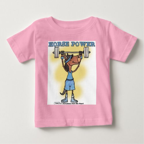 Horse Power Baby T_Shirt