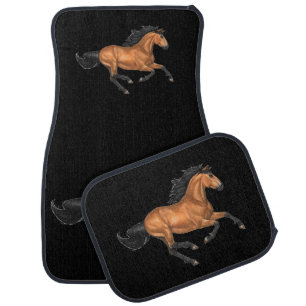 Horse Power Car Floor Mat