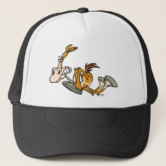 Horse Power cartoon trucker hat (Front)