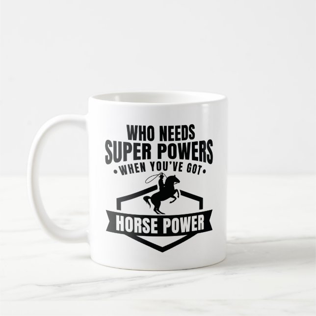 Horse Power Coffee Mug (Left)