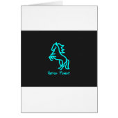 Horse Power in Blue (Front)