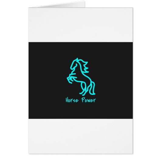 Horse Power in Blue (Front)