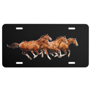 Horse Power License Plate