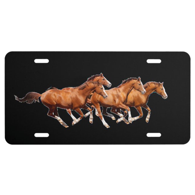Horse Power License Plate (Front)