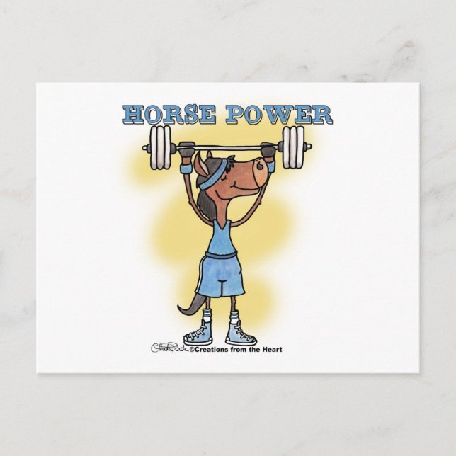 Horse Power Postcard (Front)