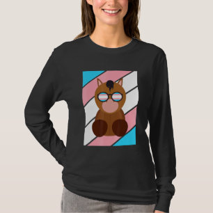 Horse Pride Transgender Flag LGBTQ Proud Ally Prid T-Shirt