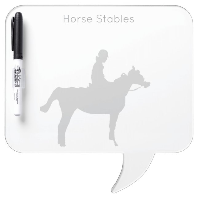 Horse Pro Small Dry Erase Board (Front)