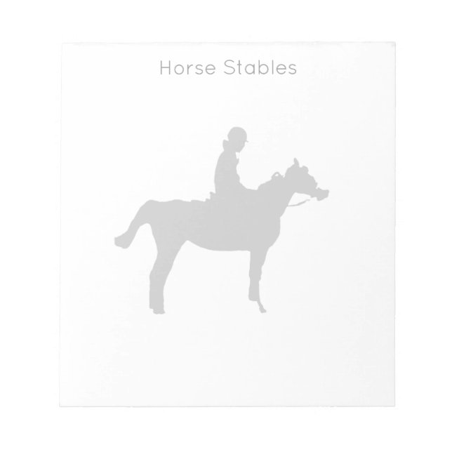 Horse Pro Small Notepad (Front)