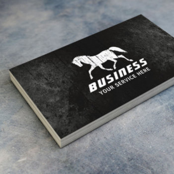 Horse Professional Business Card by cardfactory at Zazzle