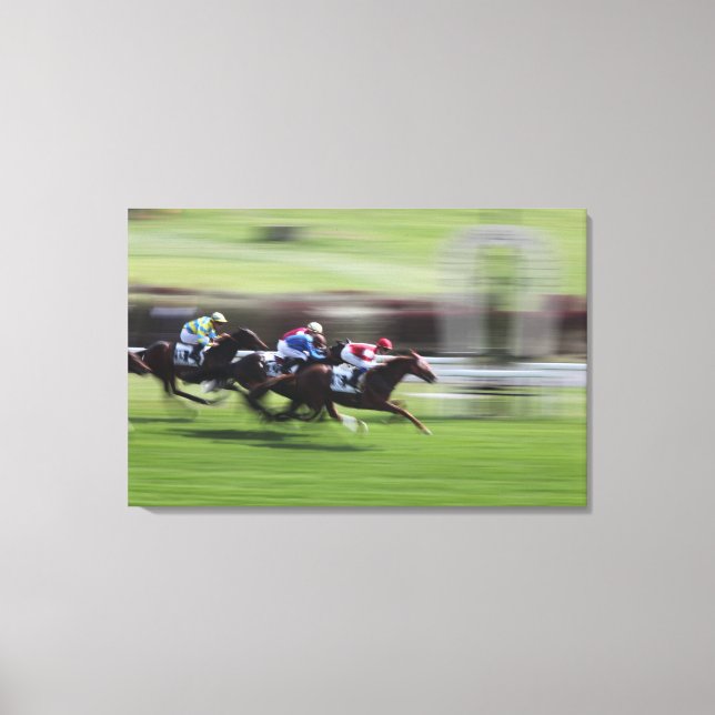 horse race canvas print (Front)
