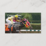 Horse Race Finish Business Card