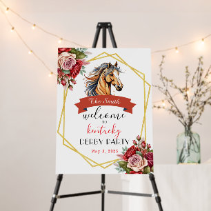 Horse Race Jockey Derby Party Foam Board