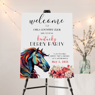 Horse Race Jockey Derby Party Foam Board