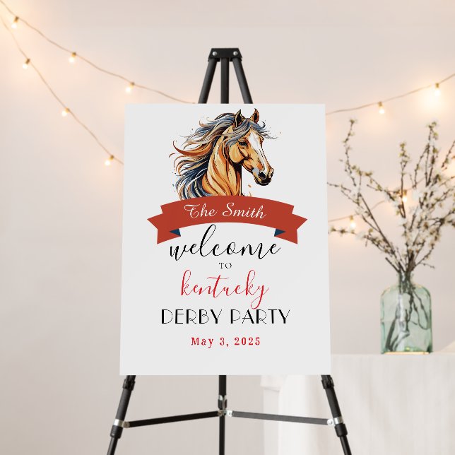 Horse Race Jockey Derby Party  Foam Board (In Situ (Stand))