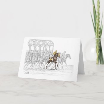 Horse Race Starting Gate Card by KelliSwan at Zazzle
