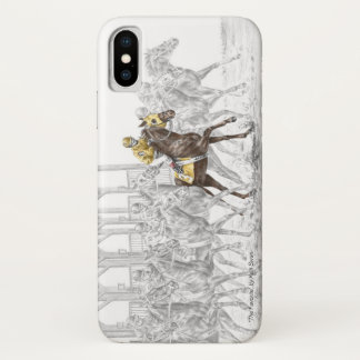 Horse Race Starting Gate iPhone X Case