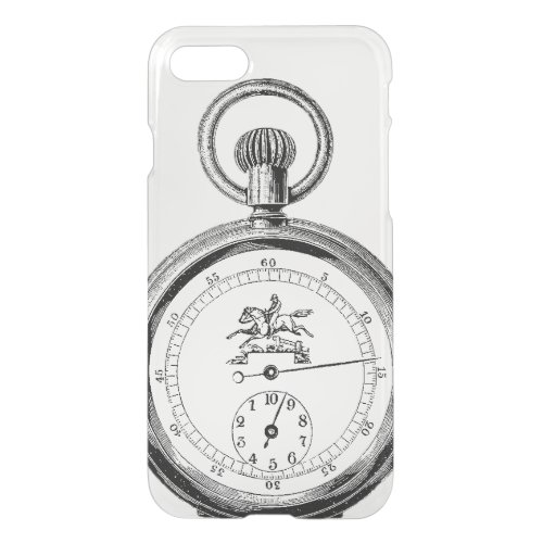 Horse Racing Antique Stop Watch iPhone SE87 Case