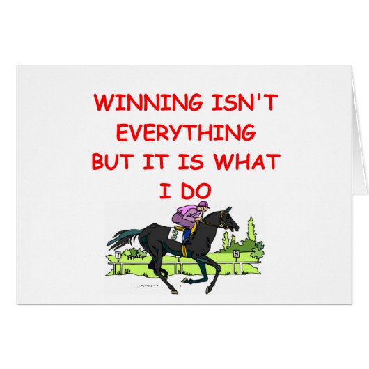 horse racing cards (Front Horizontal)