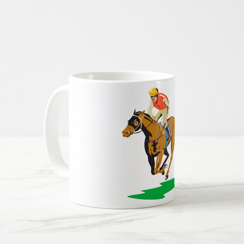 Horse Racing Coffee Mug