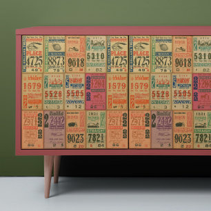 Horse Racing Decoupage Or Collage Wrapping Paper