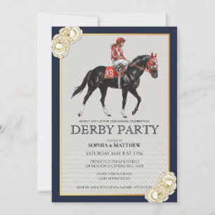 Horse Racing Derby Party Invitation Art 2026