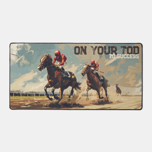 Horse Racing Desk Mat (Front)